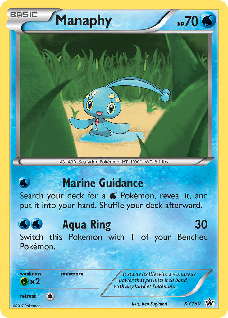 XY Promo Manaphy #190